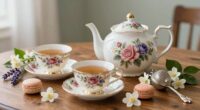 floral tea set guide