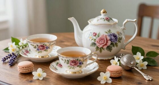 floral tea set guide