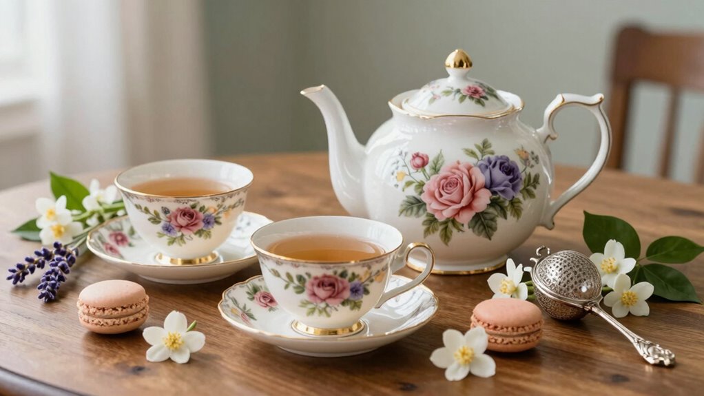 floral tea set guide