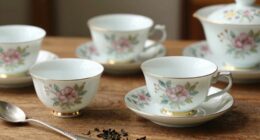 hidden details of tea sets