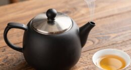 insulated teapot for hot tea