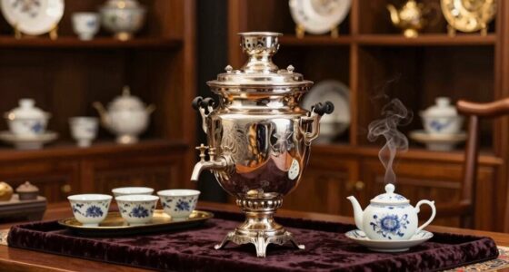 luxury samovar enhances tea experience