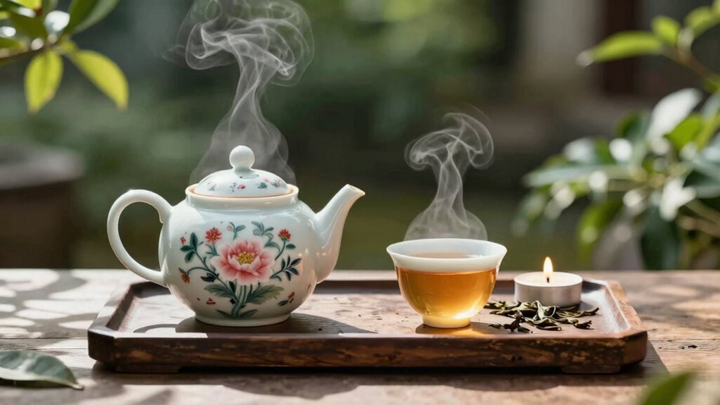 mindful tea meditation routine