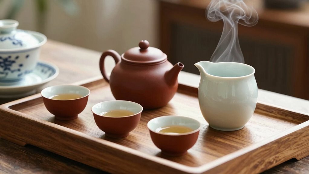 mindful traditional tea ritual