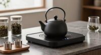 modern teapot for tea station