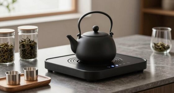 modern teapot for tea station