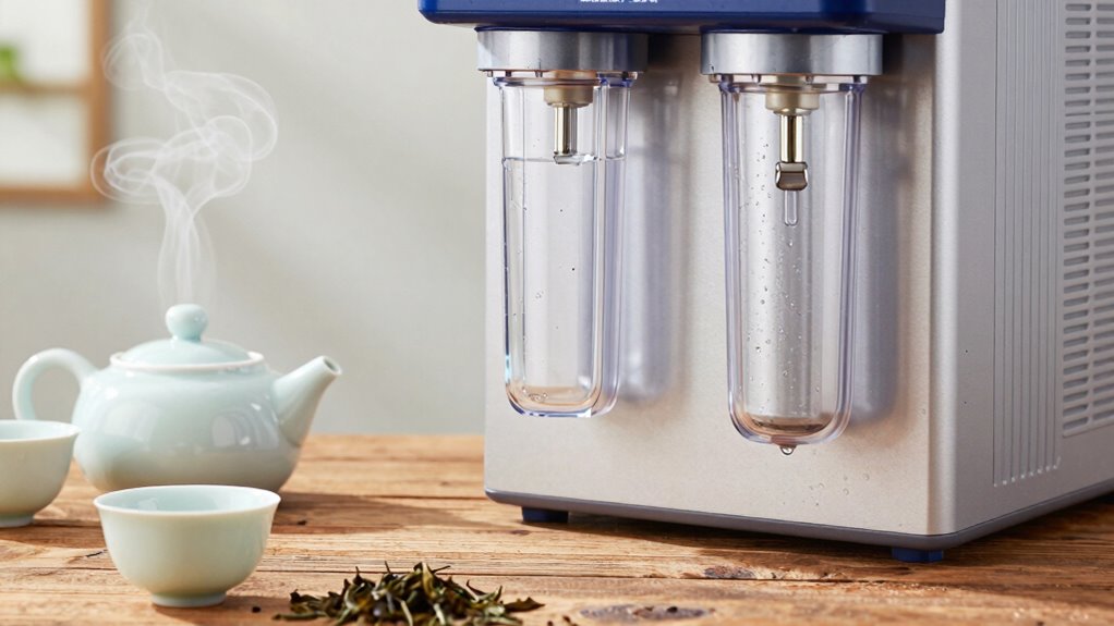 pure water enhances tea