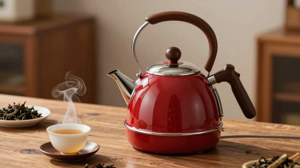 retro kettle for tea