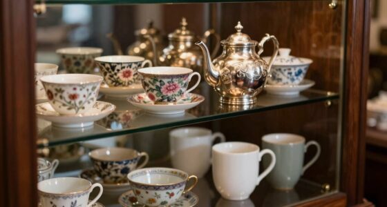 tea cabinet display variations