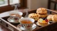 tea complements food flavors