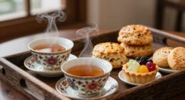 tea complements food flavors