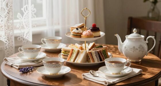 tea set for hosting