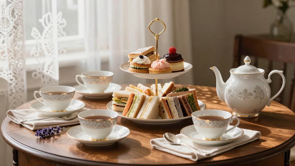 tea set for hosting