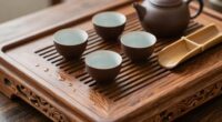 tea tray drainage guide
