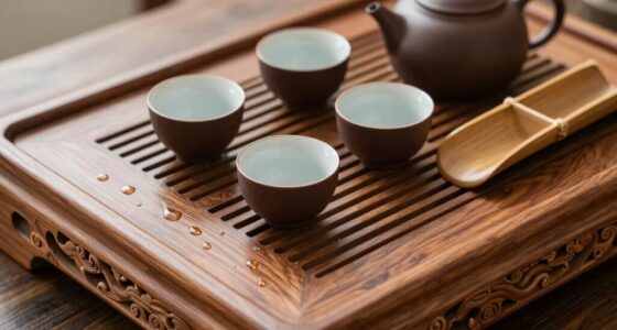 tea tray drainage guide