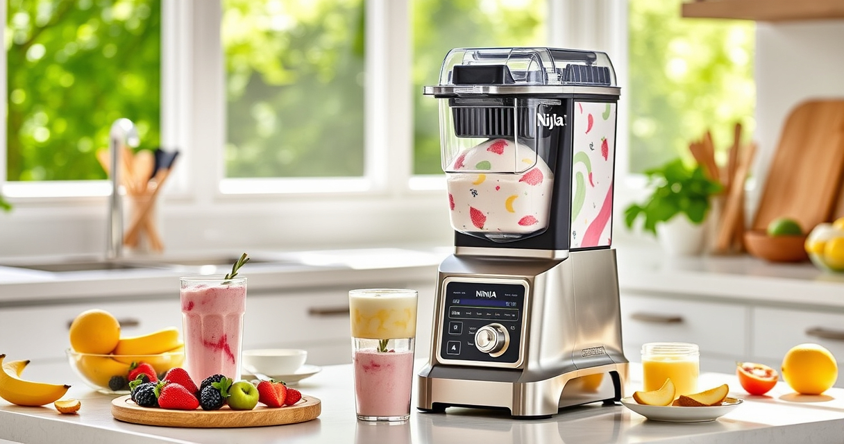 Make Delicious Summer Soft Serve with Ninja NC701 CREAMi Swirl
