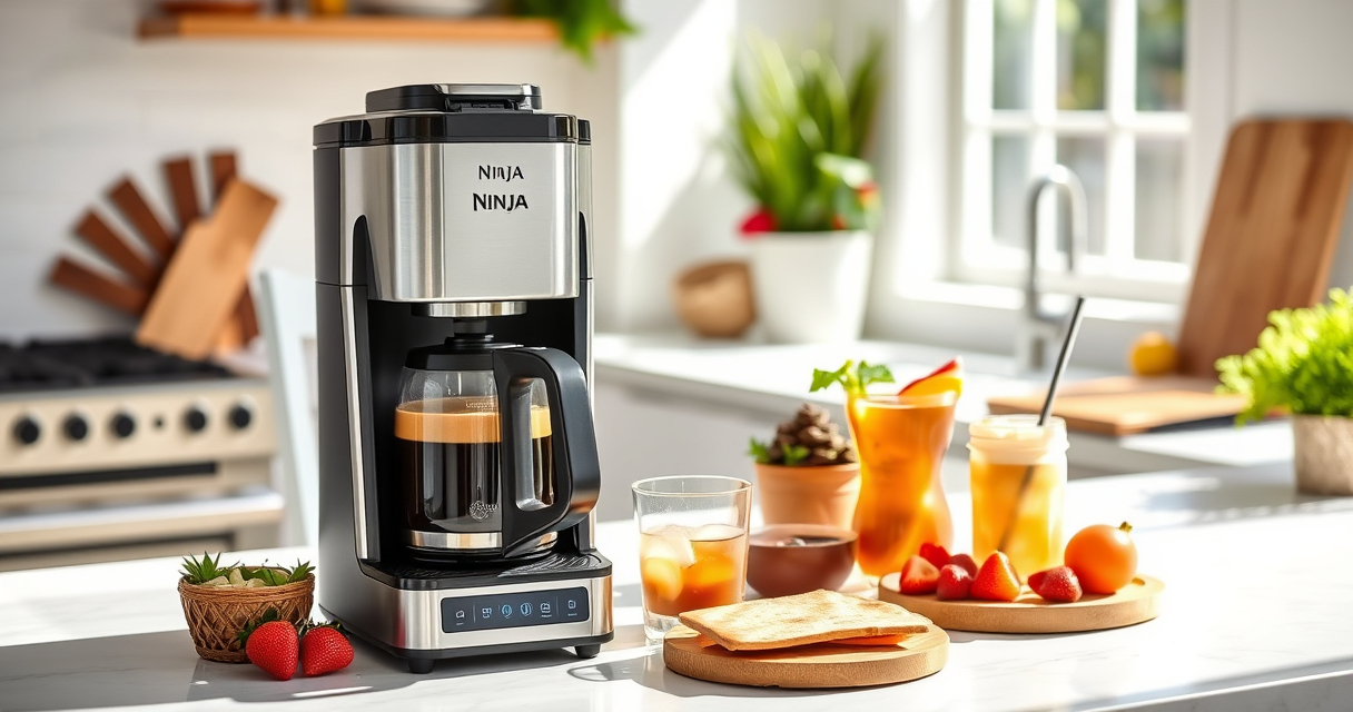 Summer Iced Coffee Bliss: Ninja Hot & Iced XL Coffee Maker Recipe
