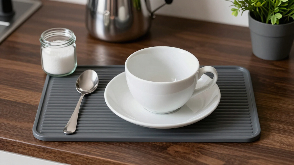 This $12 Mat Elevates Coffee Stations And Protects Countertops From Stains (It’s Super Absorbent!)