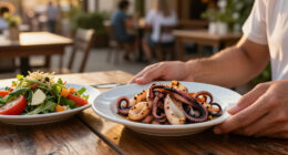 Calamari Grigliati Con Panzanella