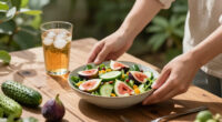 Insalata Di Cetrioli Misti E Fichi