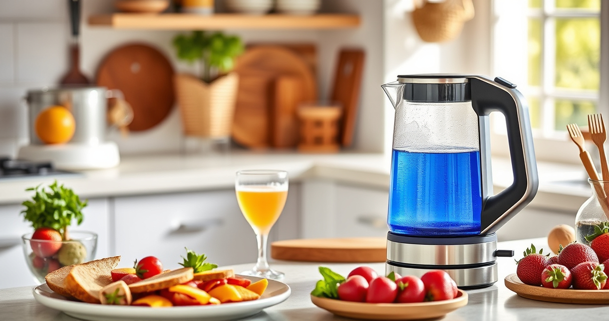 Ninja KT200BL Precision Temp Electric Kettle: Summer Tea & Coffee Essential