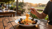 Pasta Con Scampi E «Ferfelloni»