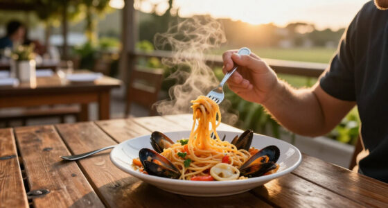 Pasta Con Scampi E «Ferfelloni»