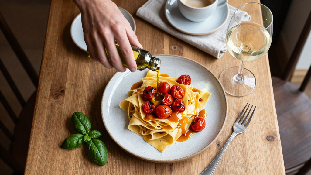 Pasta Sfoglia Con Pomodorini Caramellati