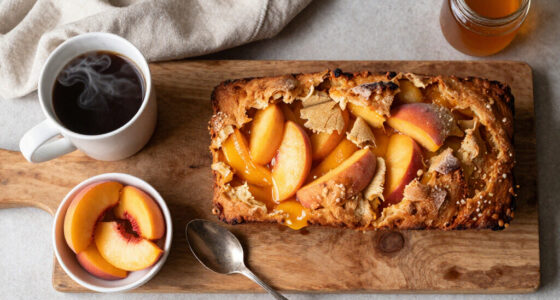 Peach Cobbler Loaf