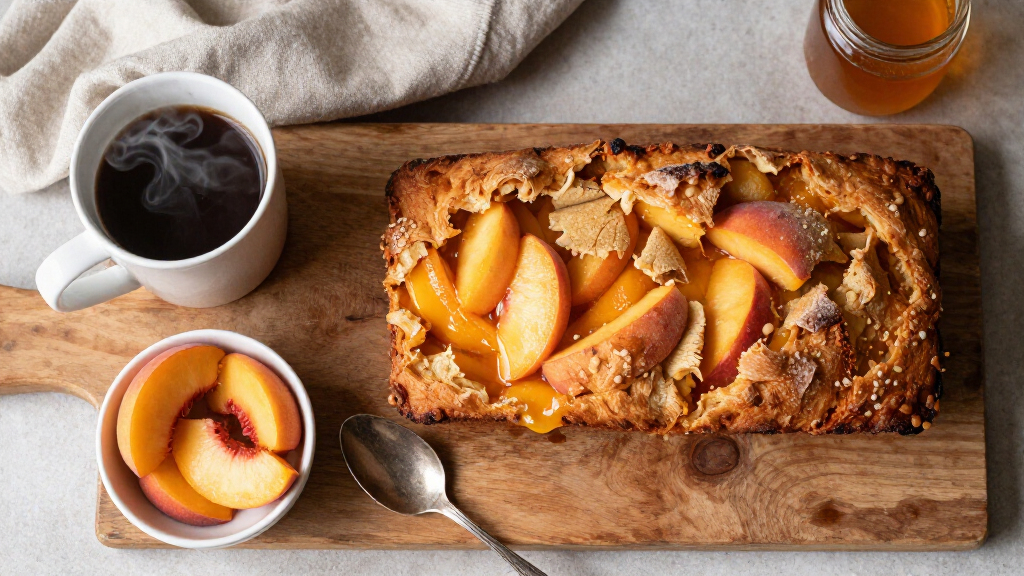 Peach Cobbler Loaf