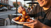 Sam Smith Loves Hooters Chicken Wings