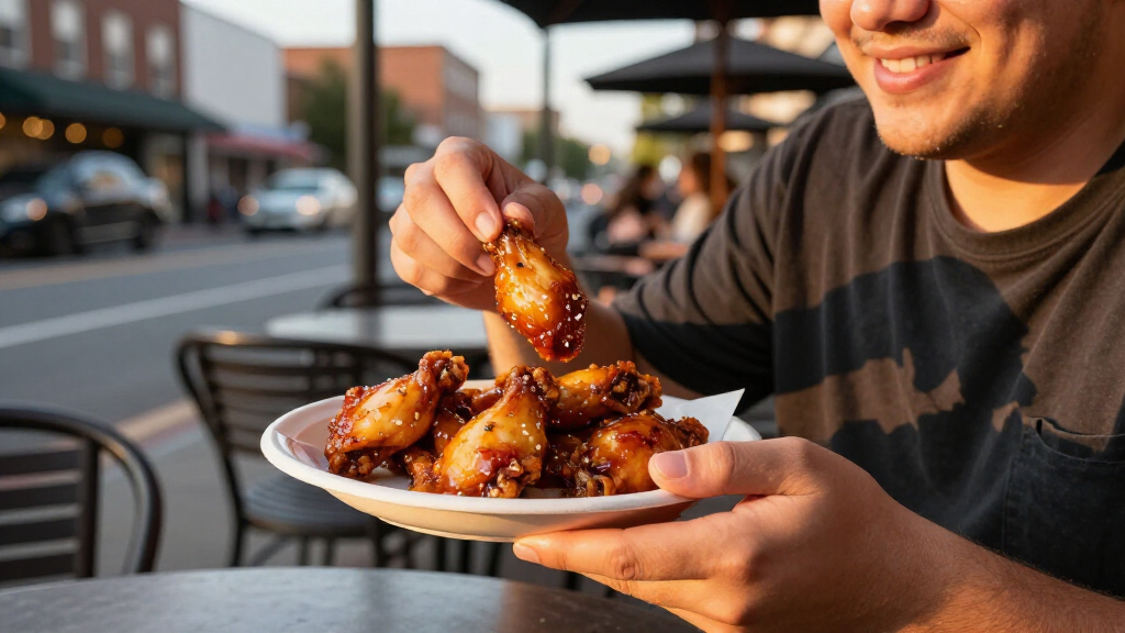Sam Smith Loves Hooters Chicken Wings