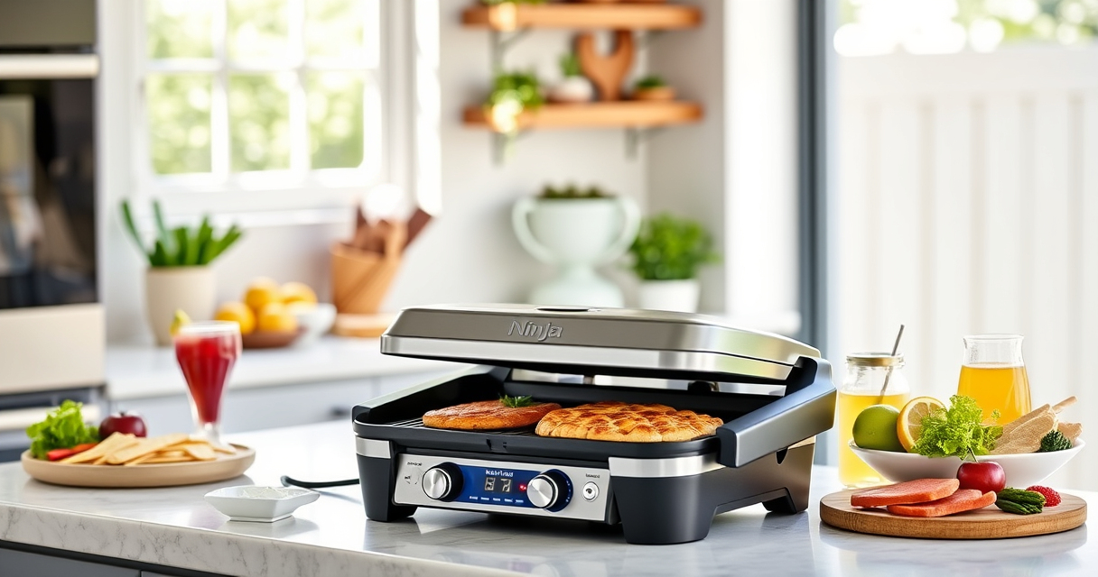 Host Effortless Summer Pool Parties with the Ninja Foodi Pro 5-in-1 Grill