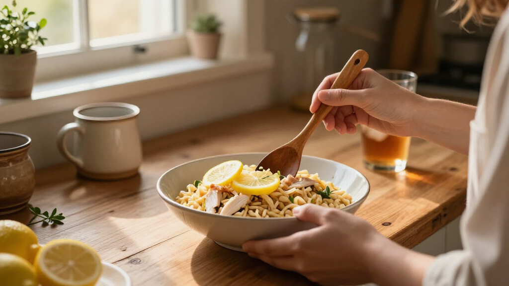 Lemon Chicken Orzo