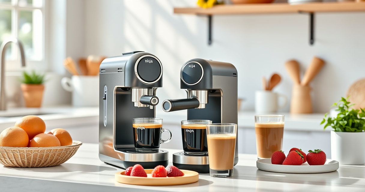 Ninja Luxe Café Mini Espresso Machine & Drip Coffee: Perfect Summer Brew