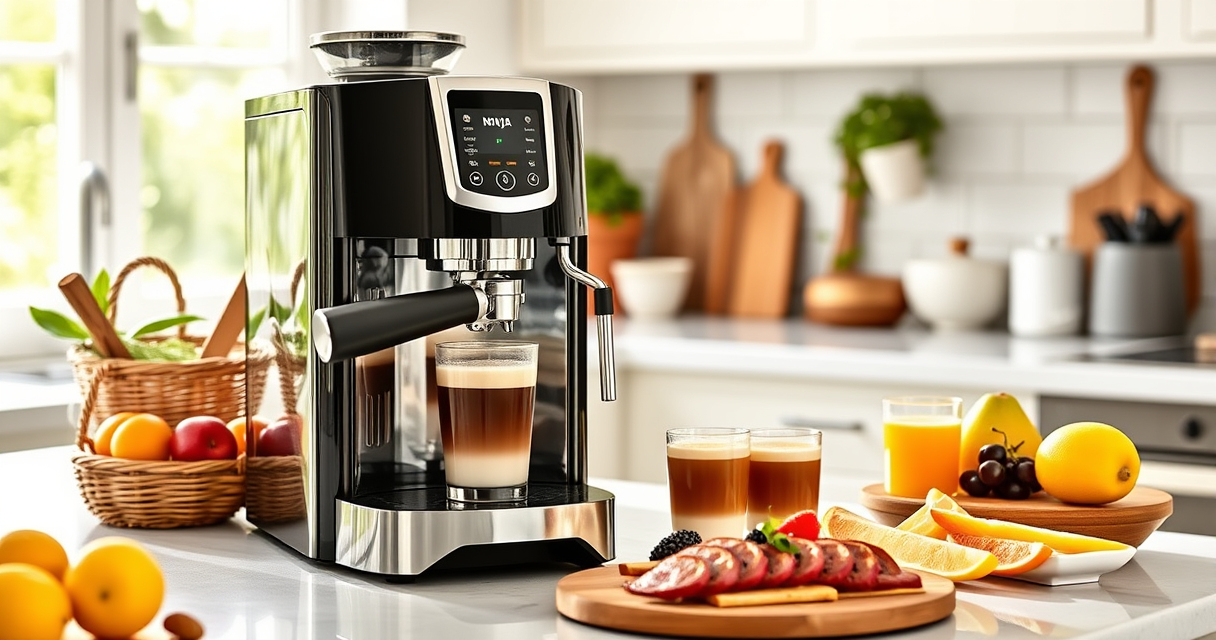 Ninja Luxe Café Premier 3-in-1: Effortless Coffee for Summer Parties