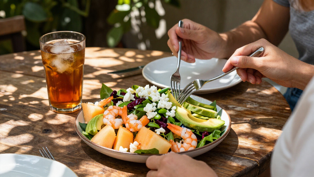Panzanella With Shrimp, Melon, Avocado, And Feta Gains Popularity