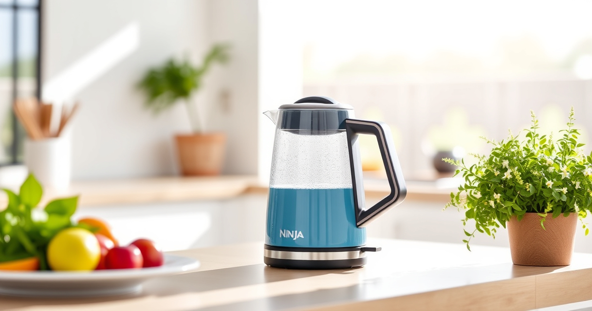 Stay Cool and Brew Perfectly with the Ninja KT200BL Electric Kettle